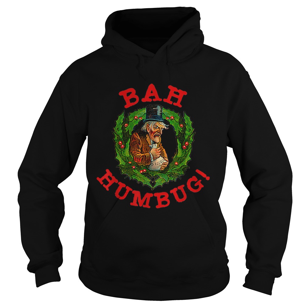 Scrooge Bah Humbug ArtFunny Anti Christmas Spirit Hoodie