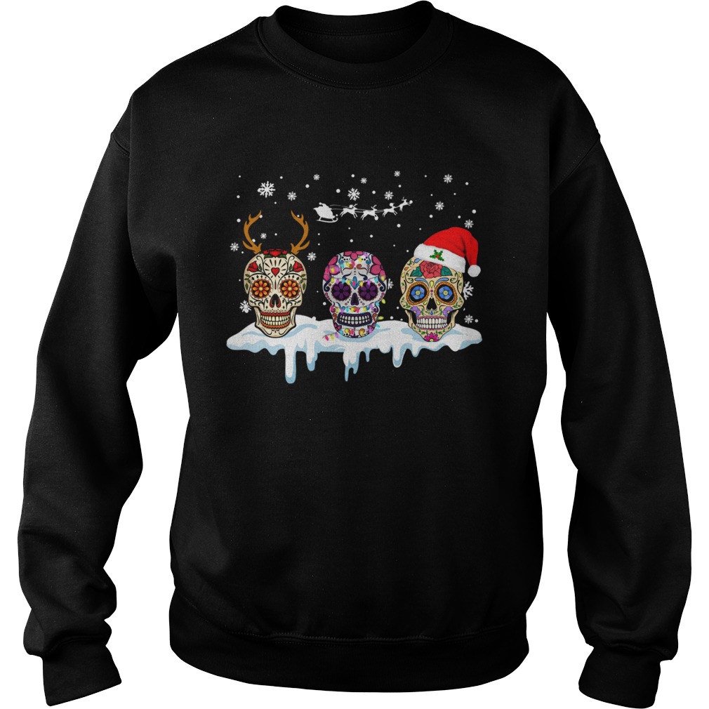 Skull Tattoos Christmas Sweatshirt