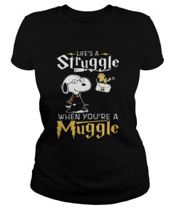 Snoopy Potter lifes a struggle when youre a muggle  Classic Ladies