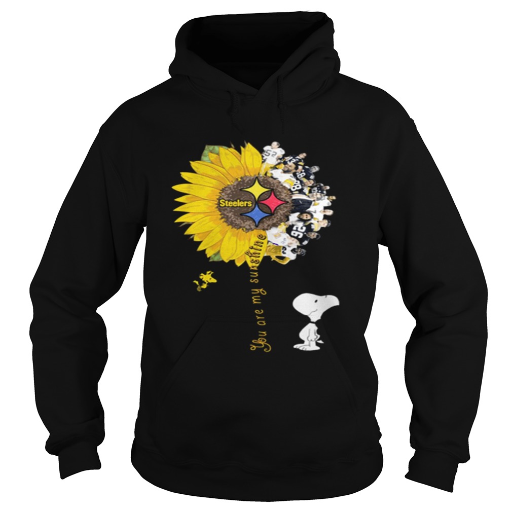 Snoopy Woodstock you are my sunshine Pittsburgh Steelers Hoodie