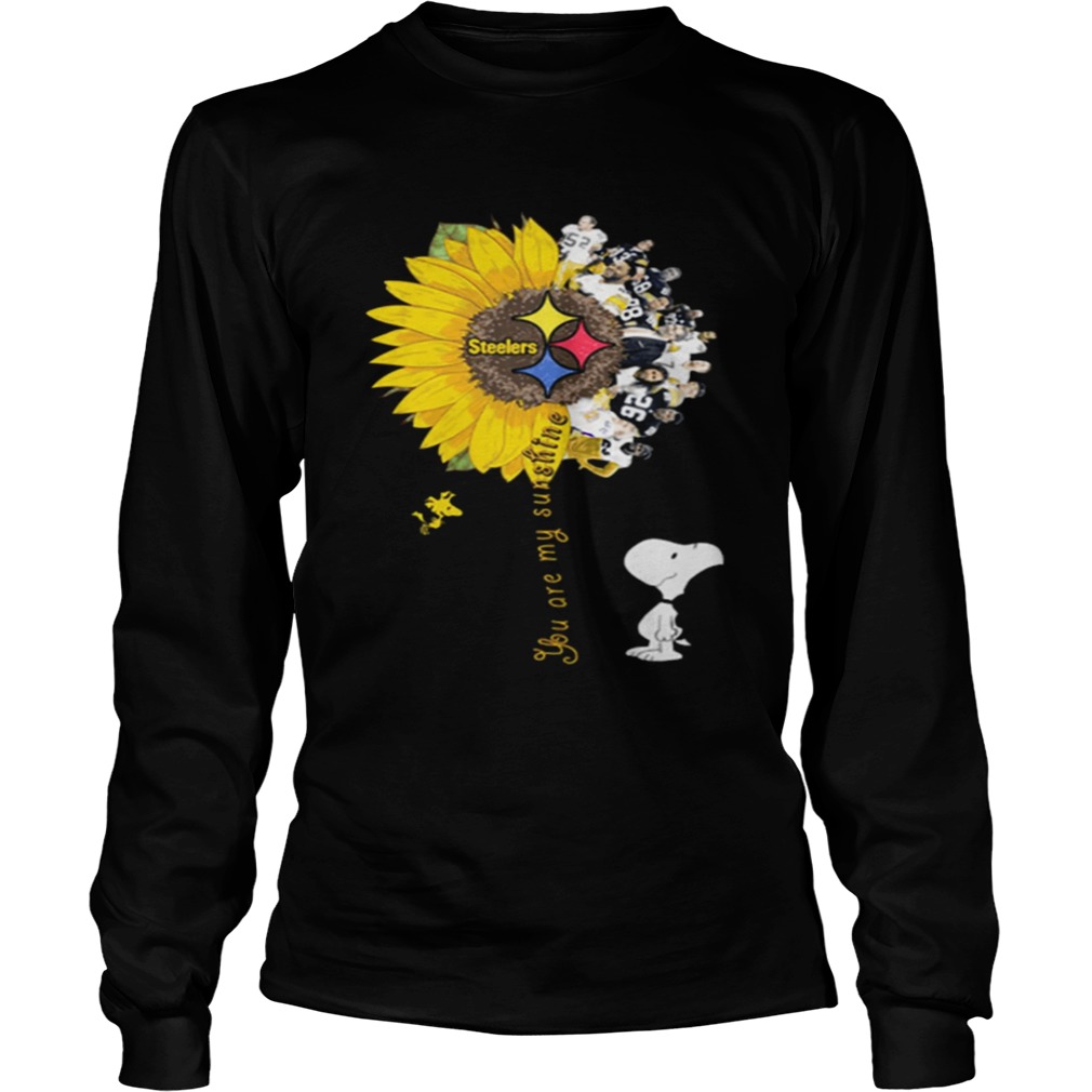 Snoopy Woodstock you are my sunshine Pittsburgh Steelers LongSleeve