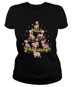 Sphynx Christmas Tree Cat Owner  Classic Ladies