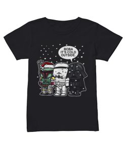 Star Wars Boba it’s cold outside Christmas  Classic Women's T-shirt