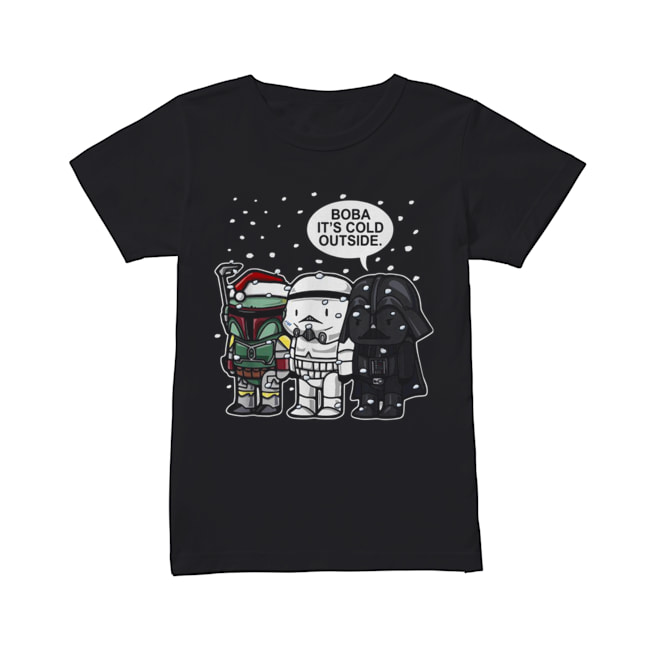 Star Wars Boba it’s cold outside Christmas Classic Women's T-shirt