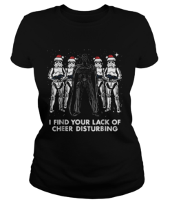 Star Wars Vader Trooper Lack Cheer Christmas Graphic  Classic Ladies