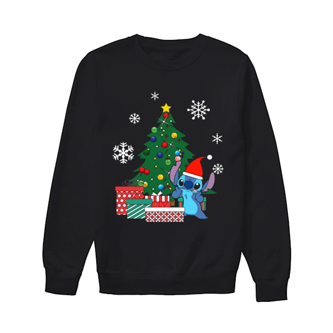 Stitch Around The Christmas Tree Unisex Sweatshirt