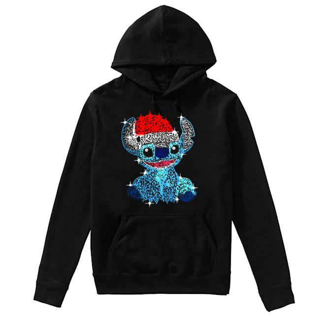 Stitch Diamond Merry Christmas Unisex Hoodie