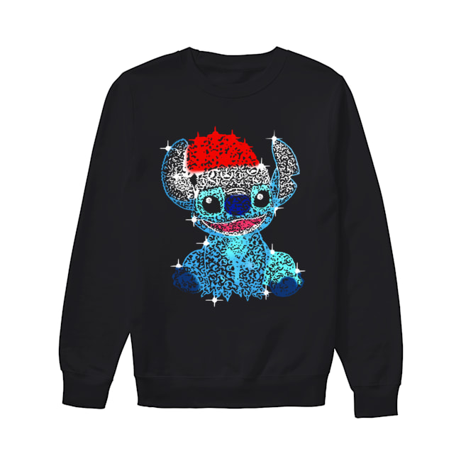 Stitch Diamond Merry Christmas Unisex Sweatshirt