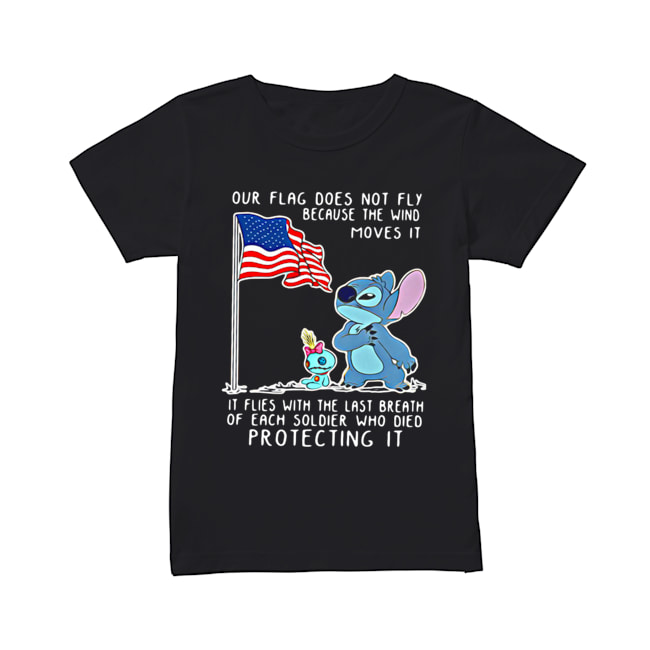 Stitch Our Flag Does Not Fly Because The Wind Moves It Shirt Classic Women's T-shirt