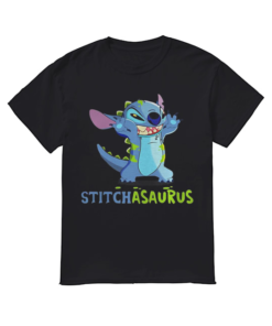 Stitch asaurus Disney Christmas  Classic Men's T-shirt