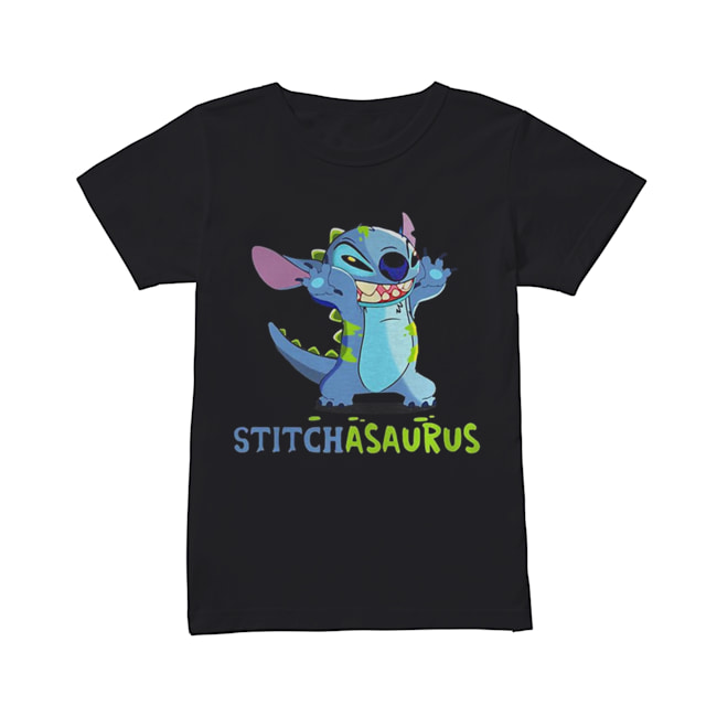 Stitch asaurus Disney Christmas Classic Women's T-shirt