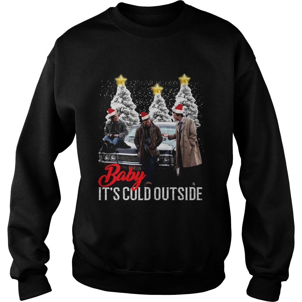 Supernatural Baby Its Cold Outside Christmas Sweatshirt
