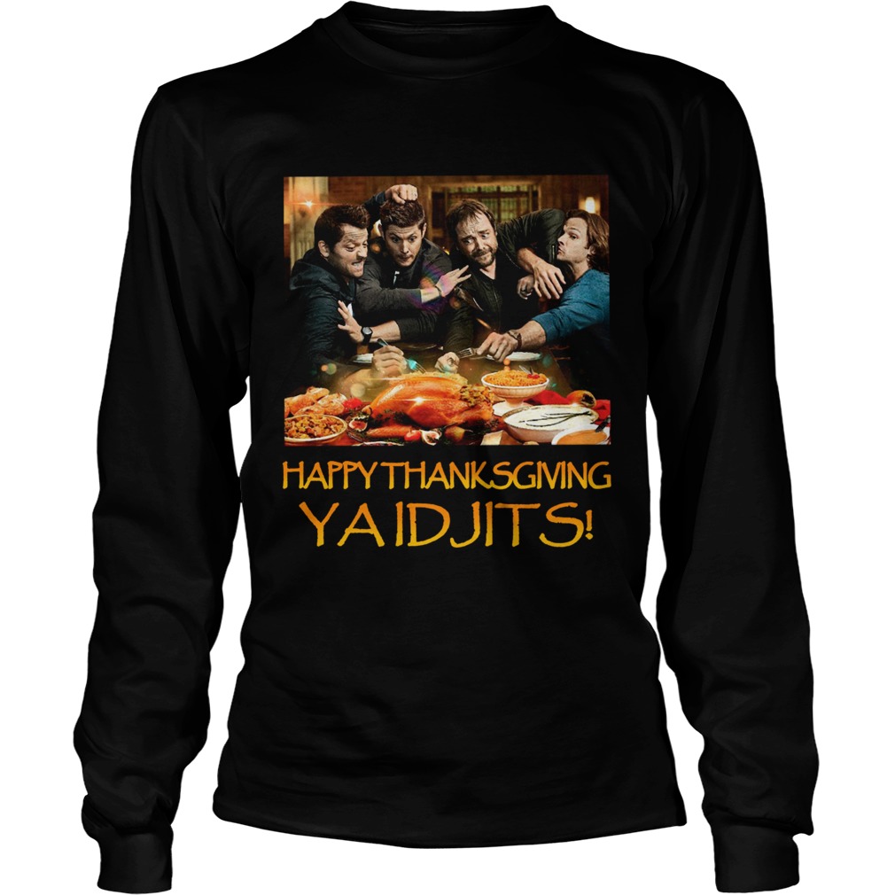 Supernatural Happy Thanksgiving Ya Idjits LongSleeve