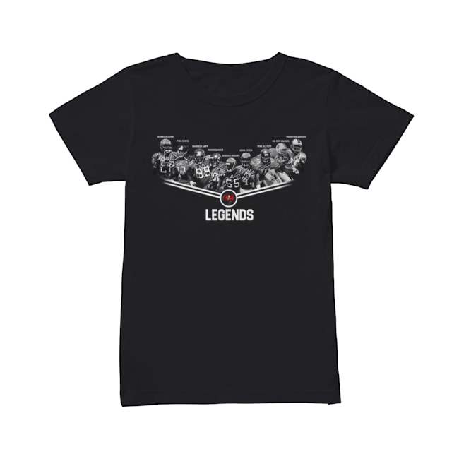Tampa Bay Buccaneers Legends team signature Classic Women's T-shirt