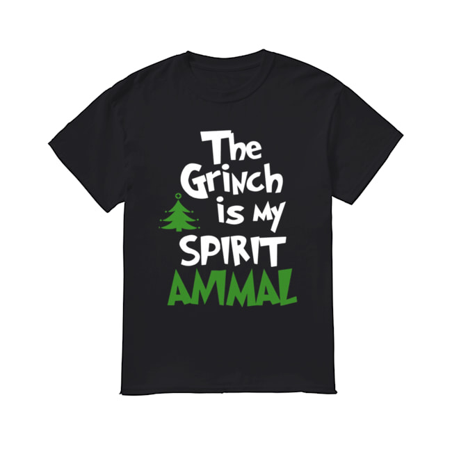 The Grinch Is My Spirit Animal Funny Grinch Stole Christmas shirt