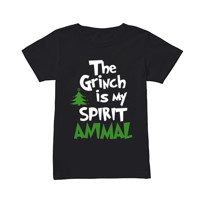 The Grinch Is My Spirit Animal Funny Grinch Stole Christmas Classic Women's T-shirt