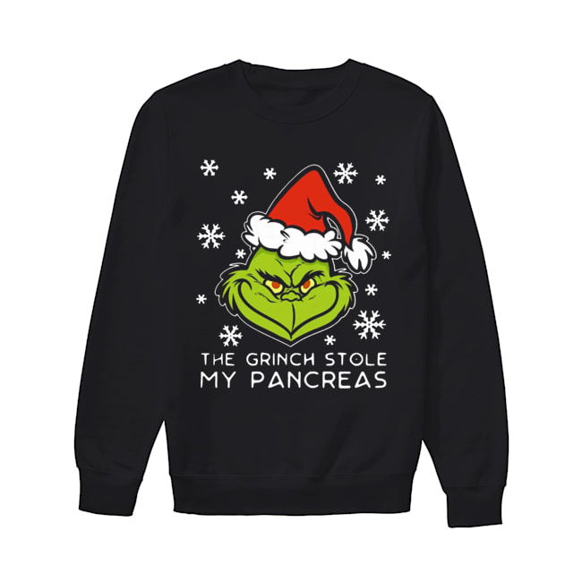 The Grinch Stole my pancreas Unisex Sweatshirt