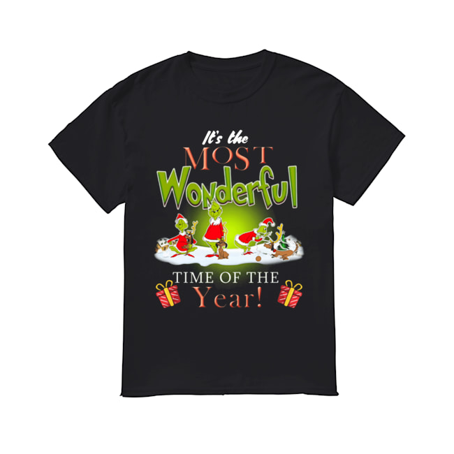 The Most Wonderful Grinch Time of The Year Christmas shirt