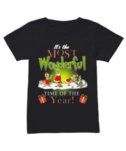 The Most Wonderful Grinch Time of The Year Christmas  Classic Women's T-shirt
