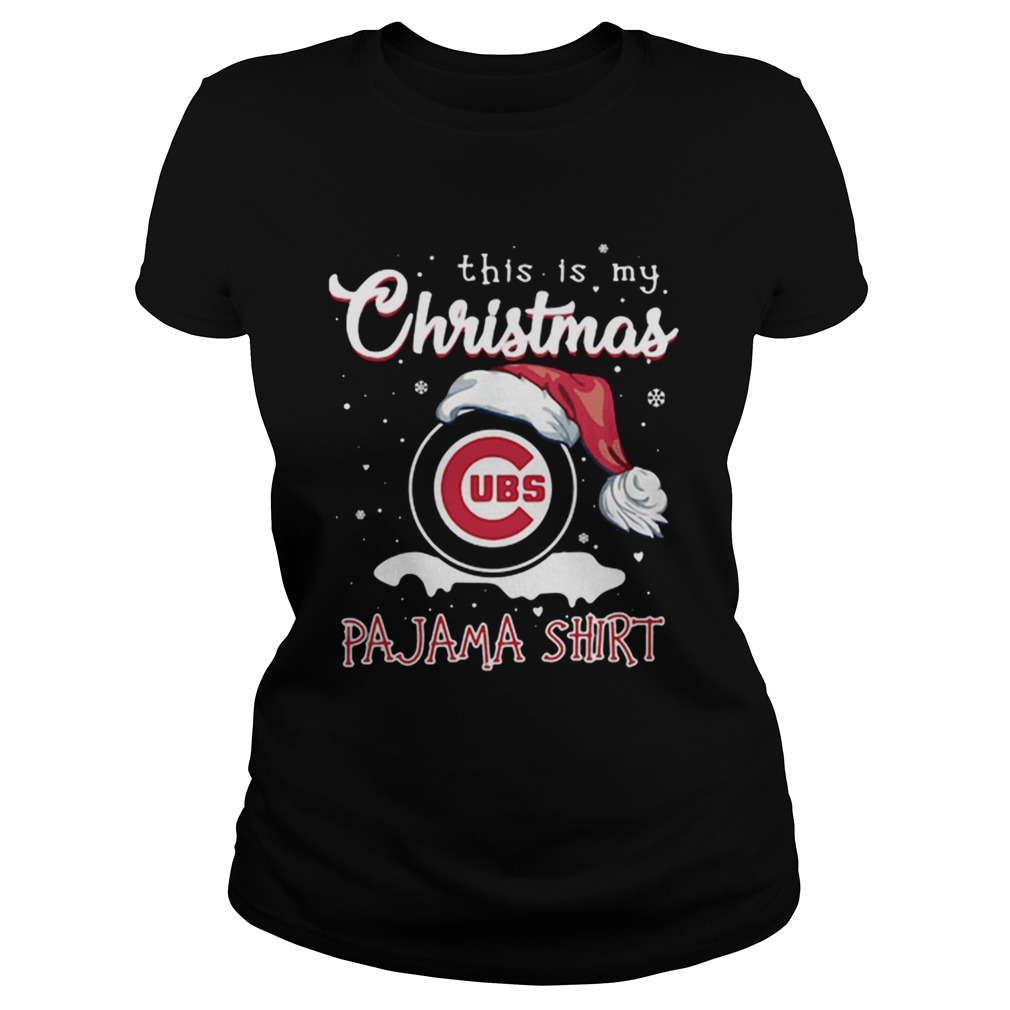 This Is My Christmas Chicago Cubs Pajama Christmas Classic Ladies