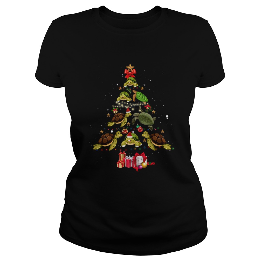 Turtle Christmas Tree Classic Ladies