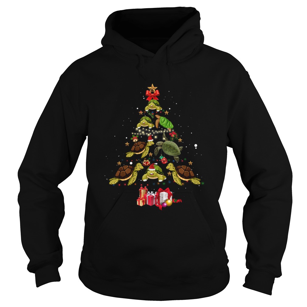 Turtle Christmas Tree Hoodie
