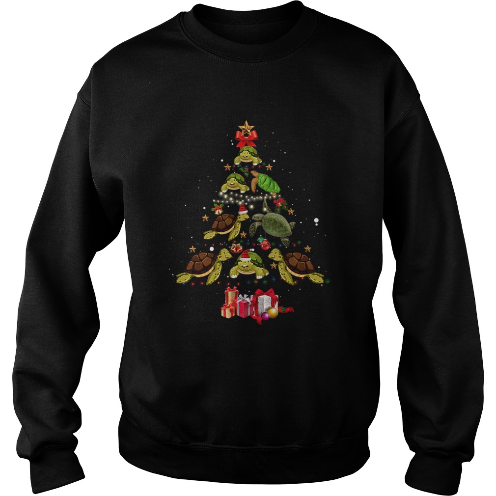 Turtle Christmas Tree Sweatshirt