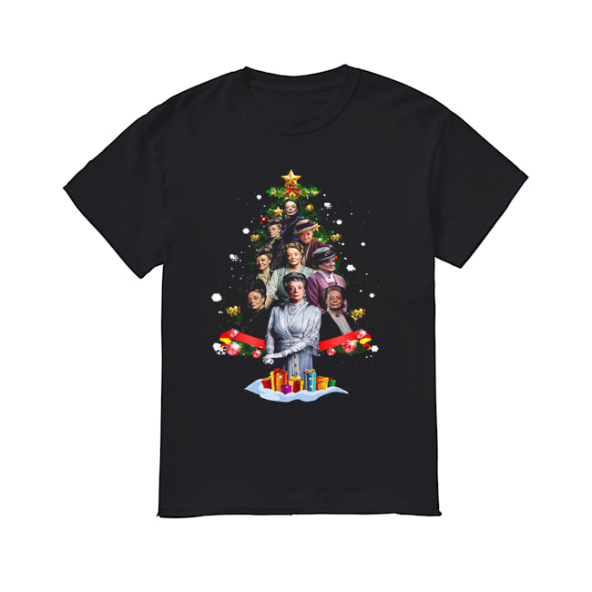 Violet Crawley Downton Abbey Christmas Tree Shirt