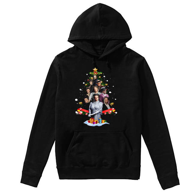 Violet Crawley Downton Abbey Christmas Tree Shirt Unisex Hoodie