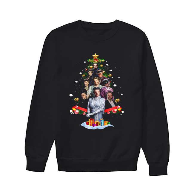 Violet Crawley Downton Abbey Christmas Tree Shirt Unisex Sweatshirt
