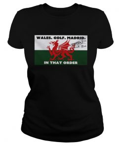Wales golf madrid in that order Gareth Bale signature  Classic Ladies