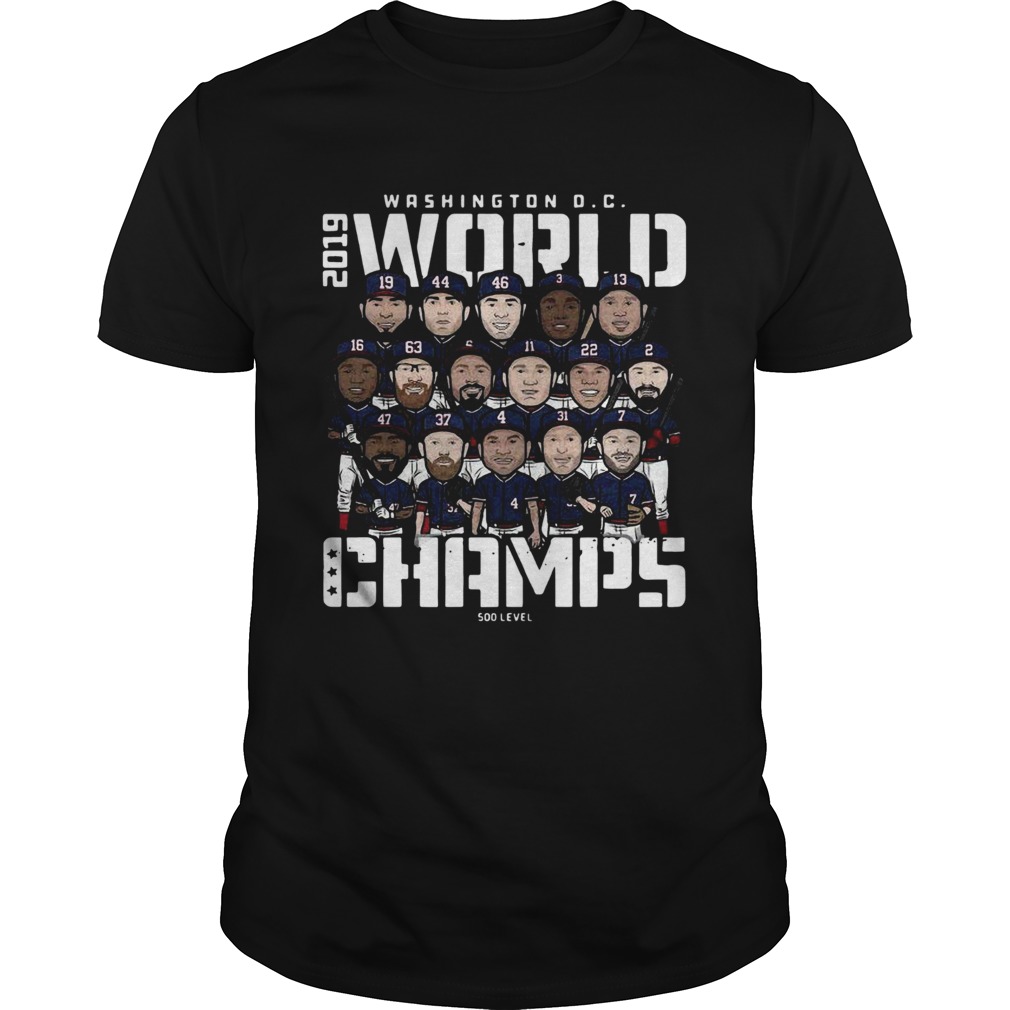 Washington Dc world champions 500 level shirt