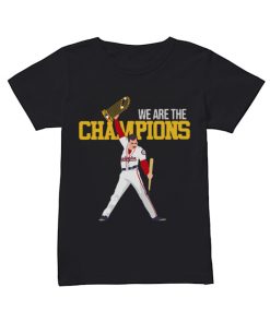 Washington Nationals Freddie Mercury We Are The Champions  Classic Women's T-shirt