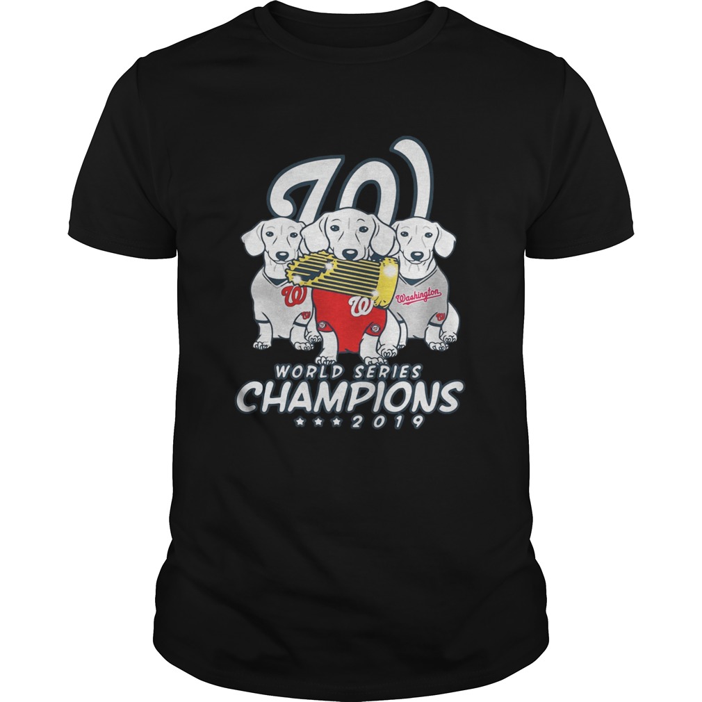 Washington Nationals World Series Champions 2019 Dachshund shirt