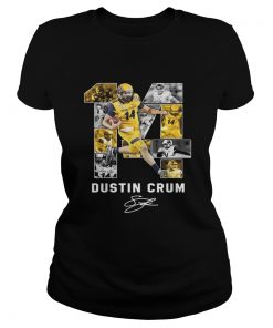 14 Dustin Crum Kent State Golden Flashes football Signature  Classic Ladies
