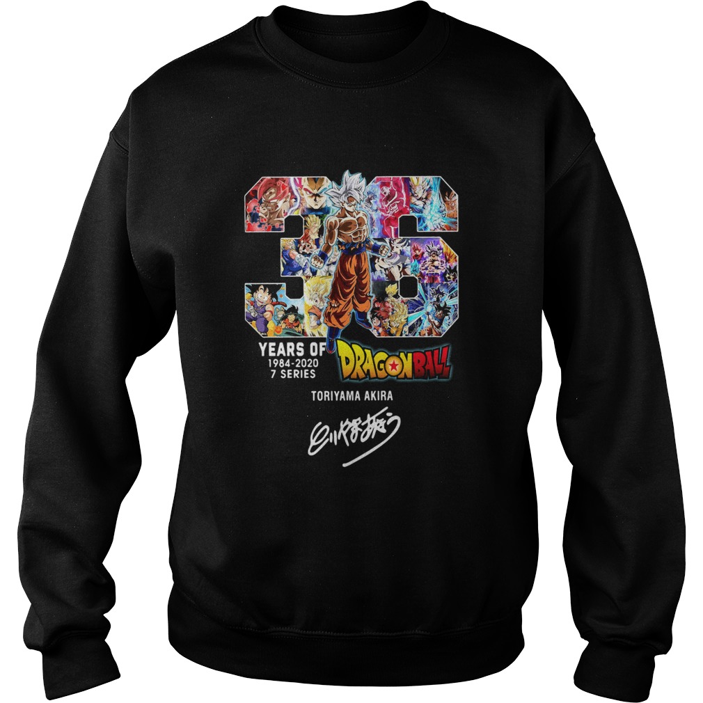 36 Years Of Dragonball 19842020 Toriyama Akira Sweatshirt