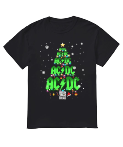 AC DC tree Christmas merry Xmas for all  Classic Men's T-shirt