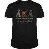 AKA Alpha Kappa Alpha Merry Christmas  Unisex