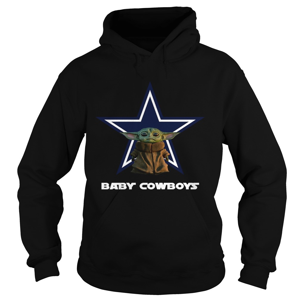 Baby Yoda Baby Cowboys Hoodie