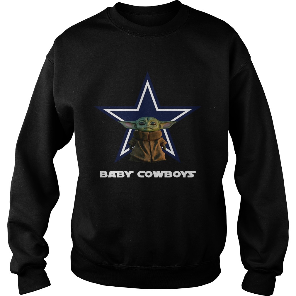 Baby Yoda Baby Cowboys Sweatshirt