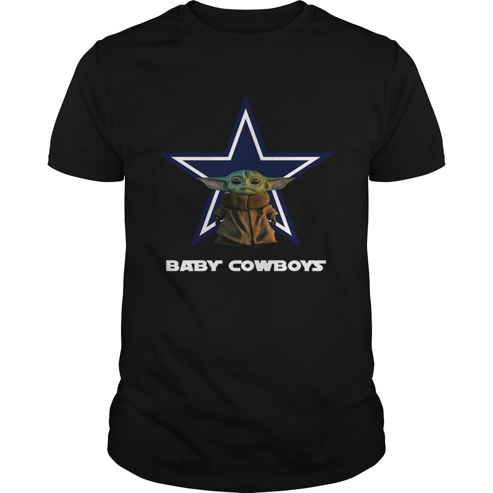 Baby Yoda Baby Cowboys shirt