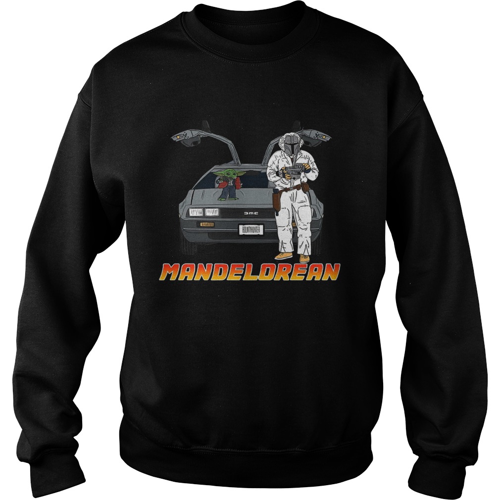 Baby Yoda and Boba Fett Mandelorean Sweatshirt