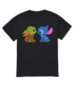 Baby Yoda and baby Stitch  Classic Men's T-shirt
