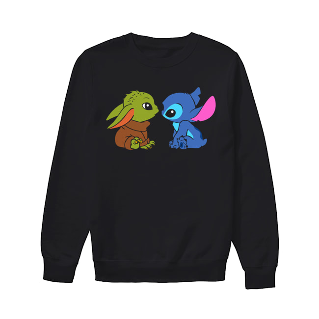 Baby Yoda and baby Stitch Unisex Sweatshirt