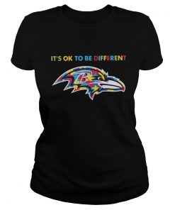 Baltimore Ravens Autism Its Ok To Be Different  Classic Ladies