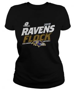 Baltimore Ravens Football Flock 2019 NFL Playoffs  Classic Ladies