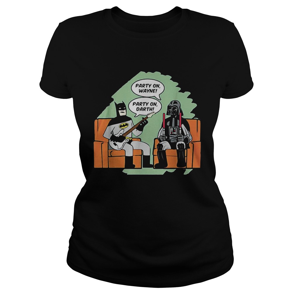 Batman and Darth Vader Star Wars party on Wayne party on Darth Classic Ladies