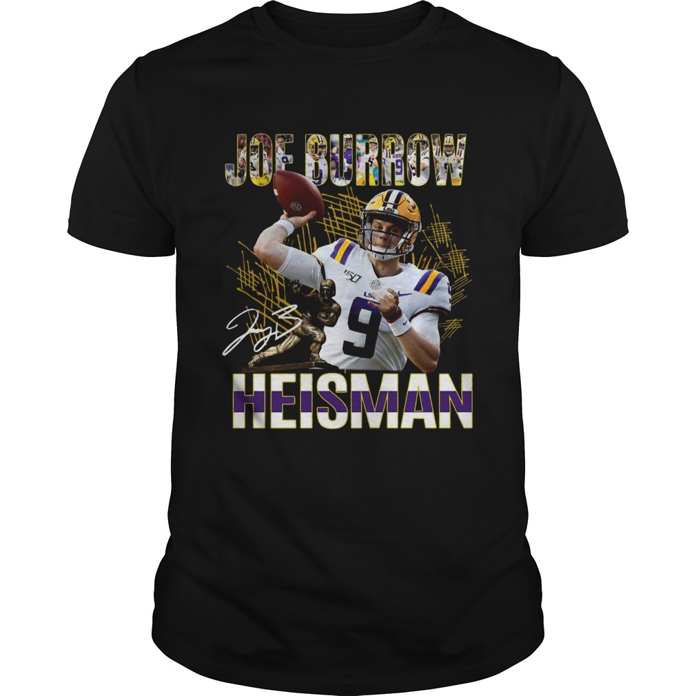 Joe Burrow Heisman Signatures shirt