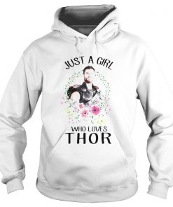 Just a girl who loves Thor flower  Hoodie