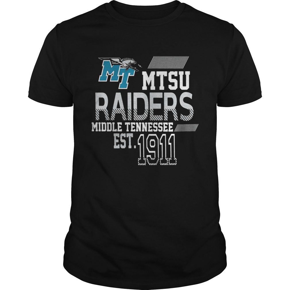 MTSU Raiders Middle Tennessee EST1911 shirt